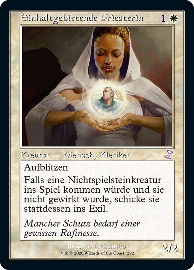 Einhaltgebietende Priesterin