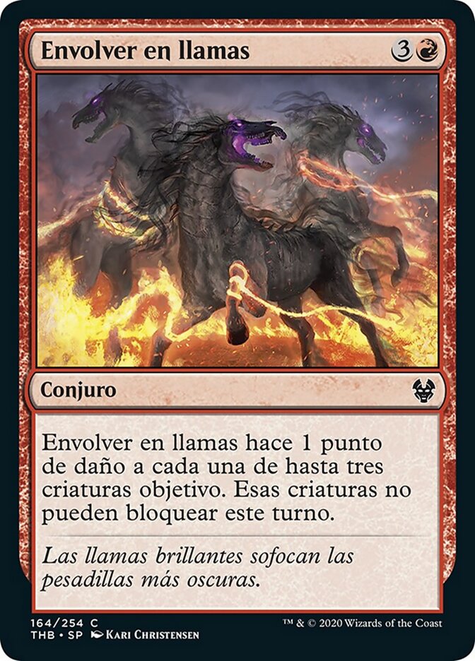 Envolver en llamas