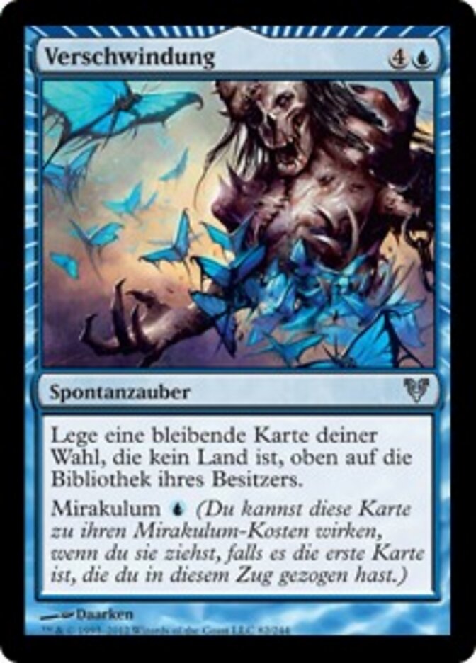 Verschwindung