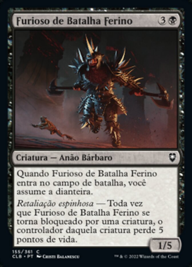 Furioso de Batalha Ferino