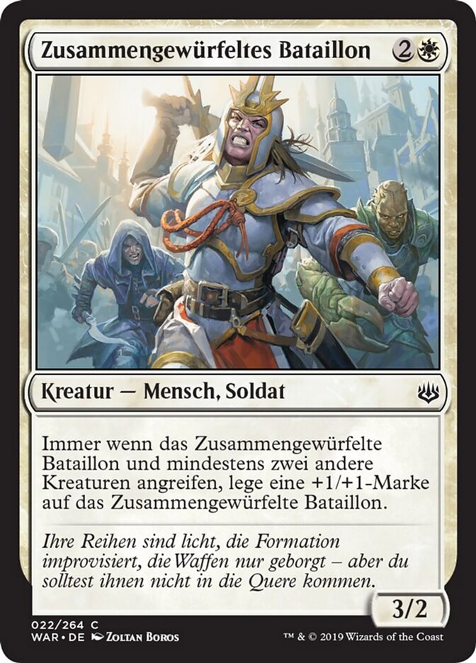 Zusammengewürfeltes Bataillon