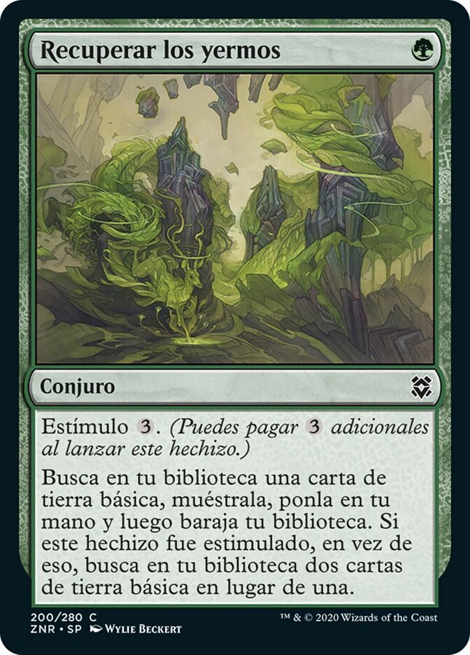Recuperar los yermos