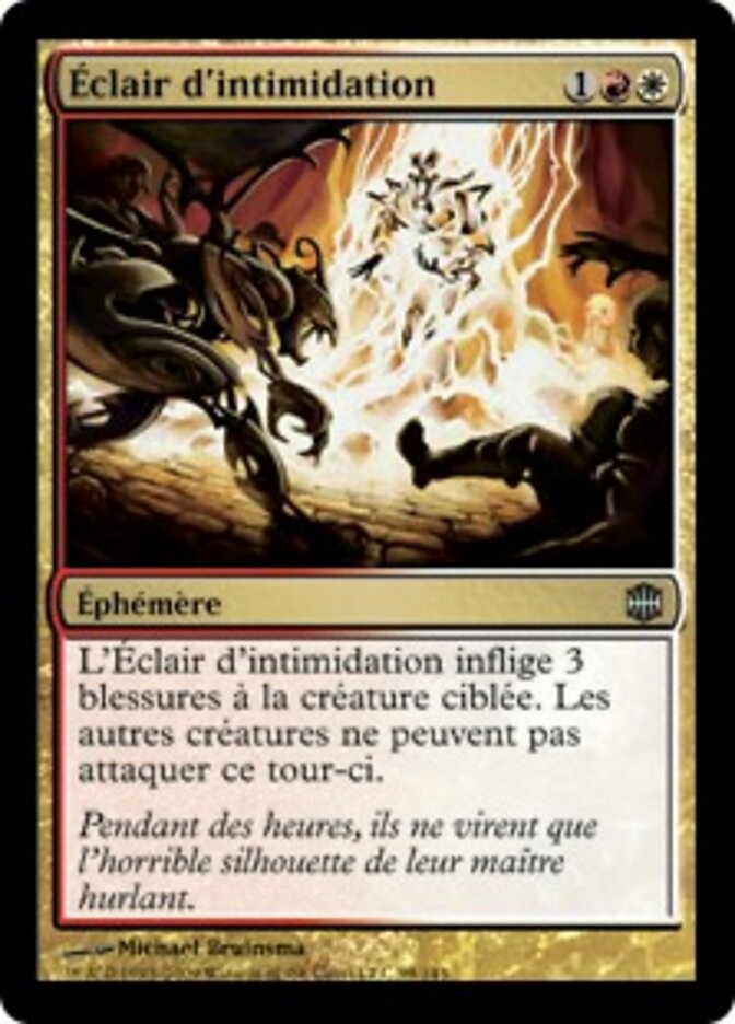 Éclair d'intimidation