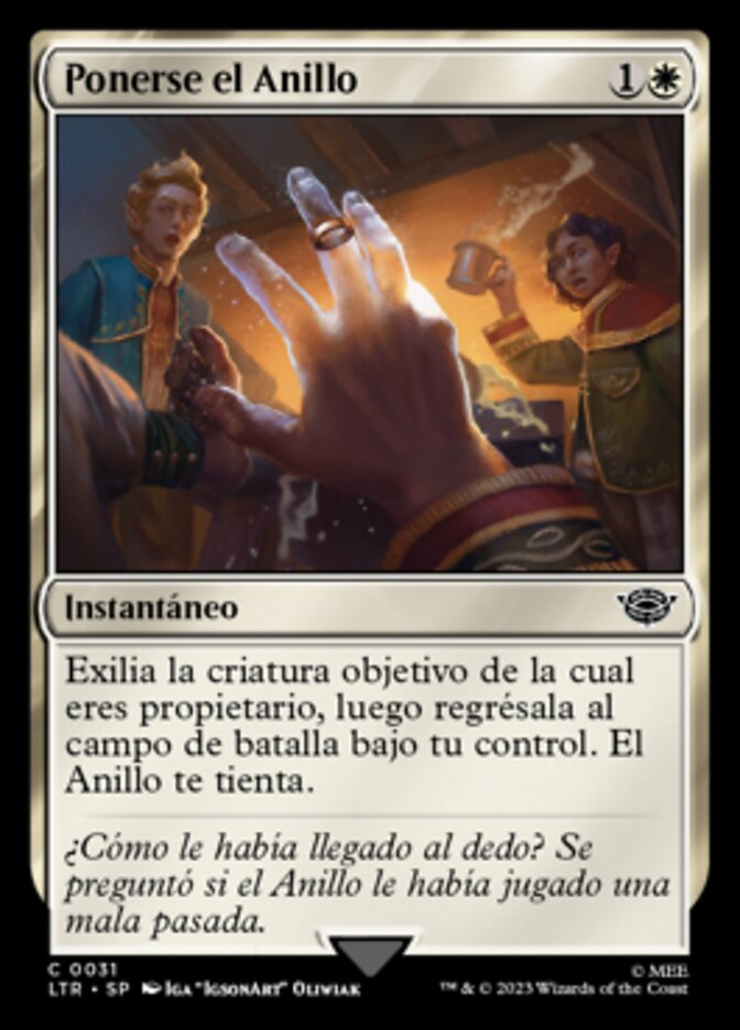 Ponerse el Anillo