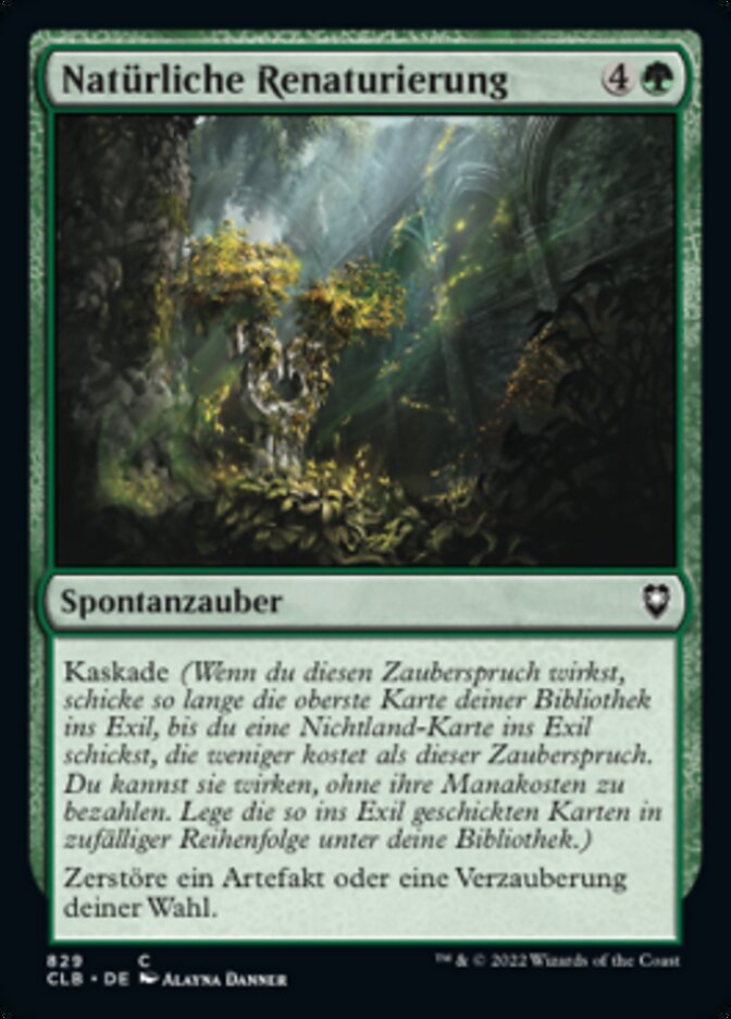 Natürliche Renaturierung