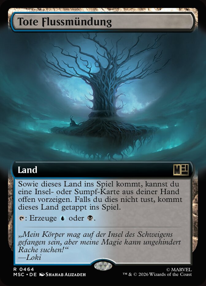 Tote Flussmündung