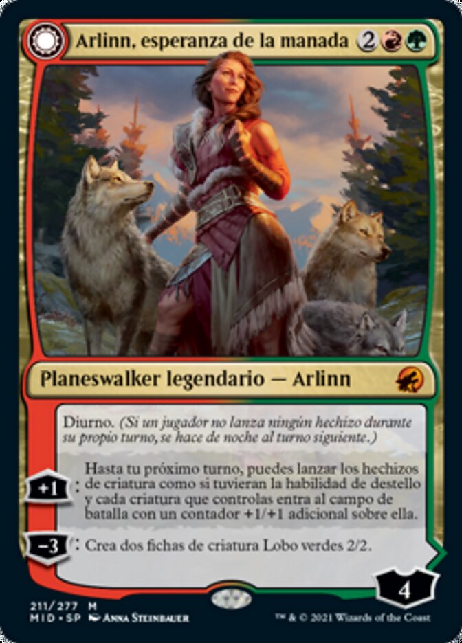 Arlinn, the Pack's Hope // Arlinn, the Moon's Fury