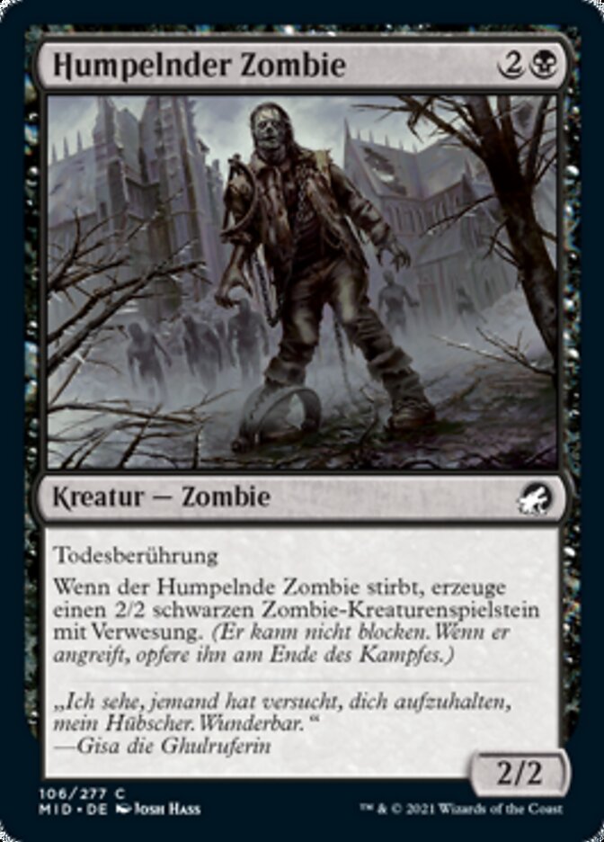 Humpelnder Zombie