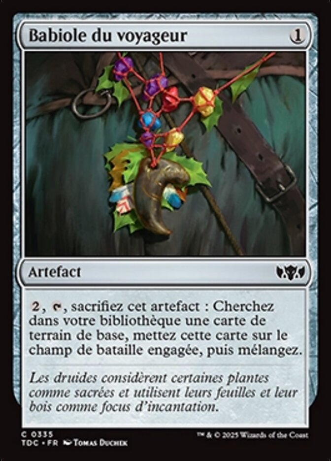 Babiole du voyageur