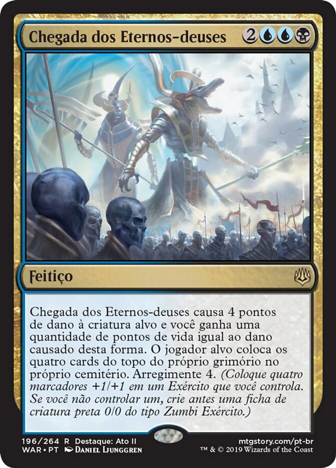 Chegada dos Eternos-deuses