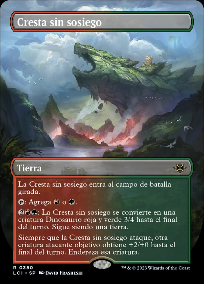 Cresta sin sosiego
