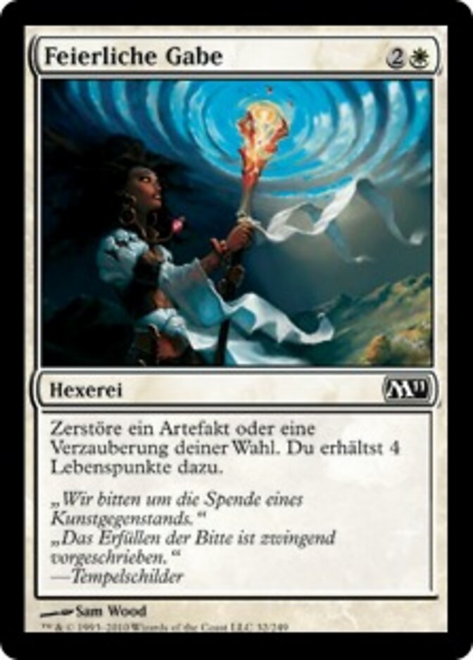 Feierliche Gabe