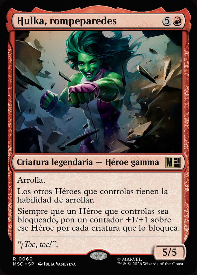 Hulka, rompeparedes
