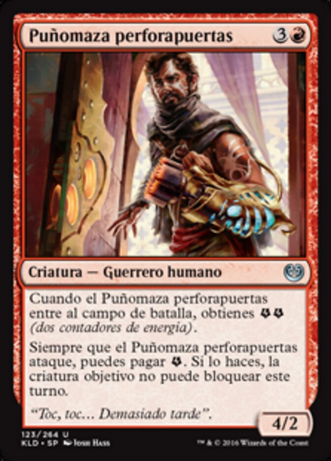 Puñomaza perforapuertas