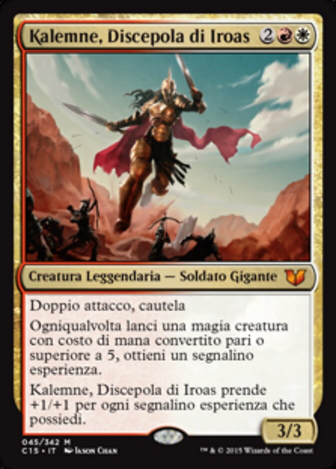 Kalemne, Discepola di Iroas