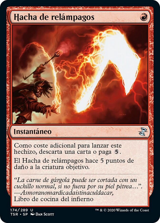 Hacha de relámpagos
