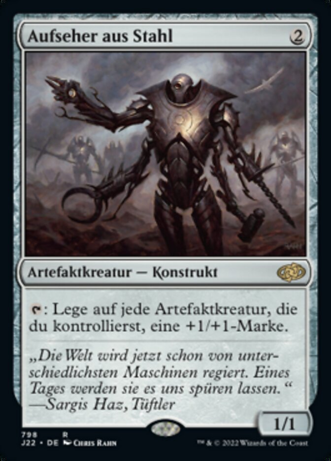Aufseher aus Stahl