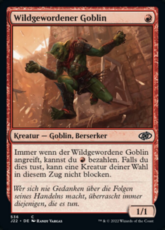 Wildgewordener Goblin