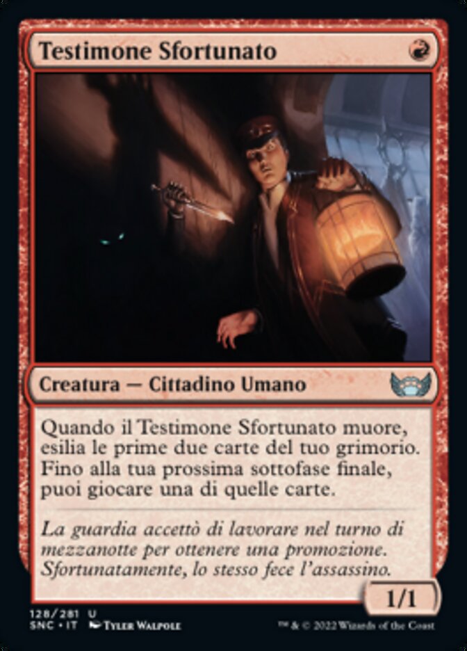 Testimone Sfortunato