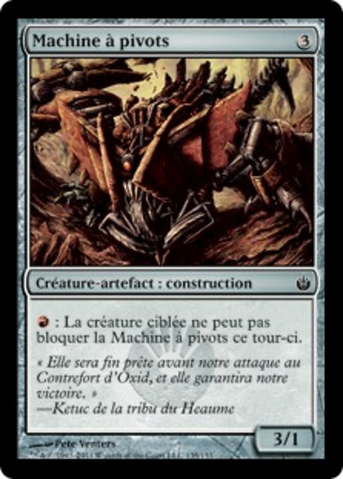 Machine à pivots