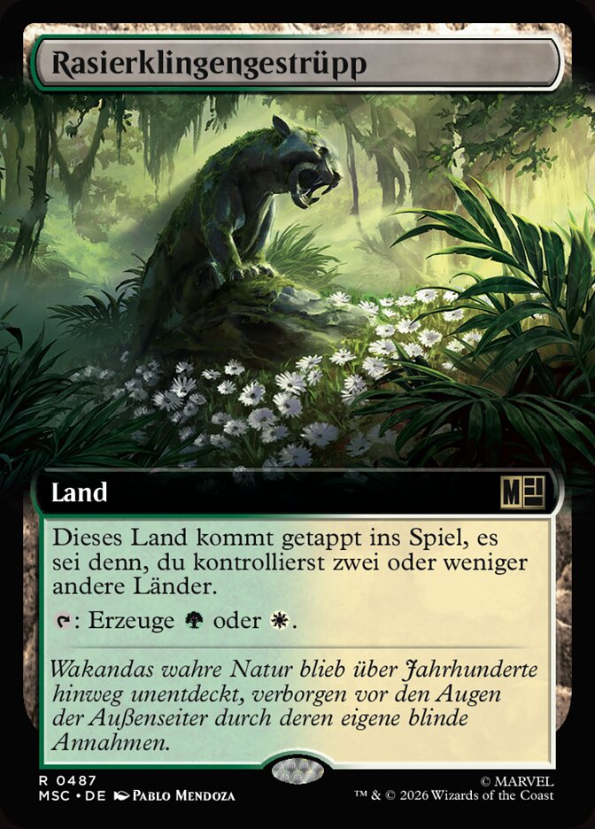 Rasierklingengestrüpp