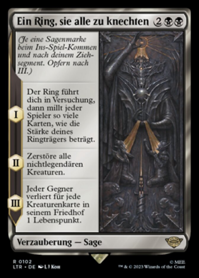 Ein Ring, sie alle zu knechten