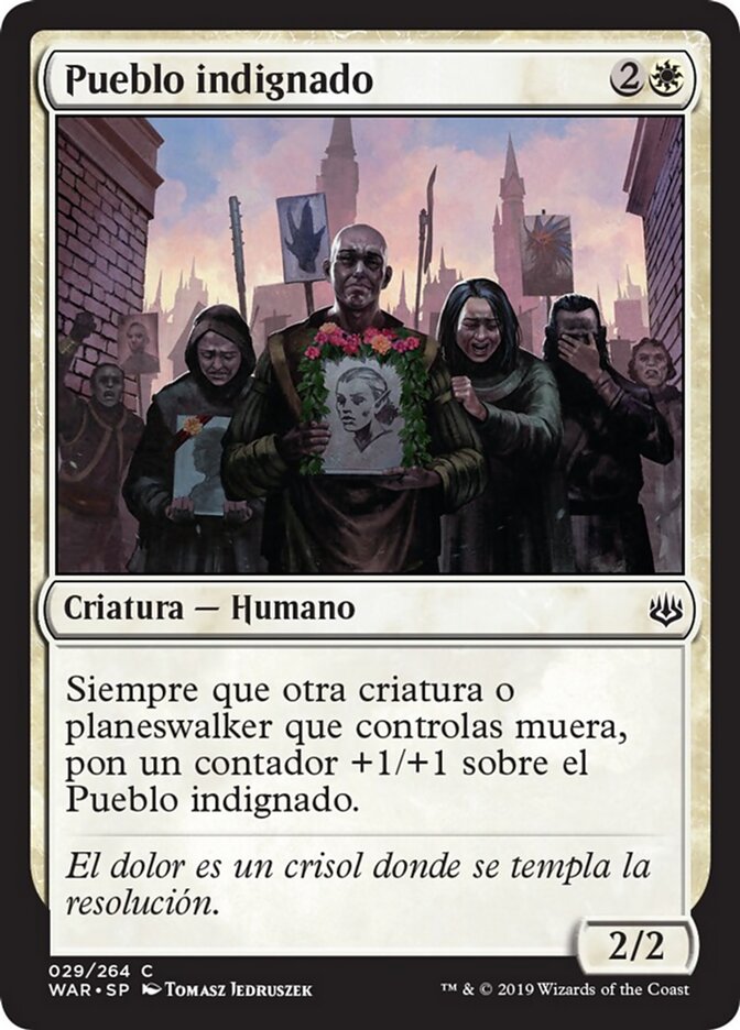 Pueblo indignado