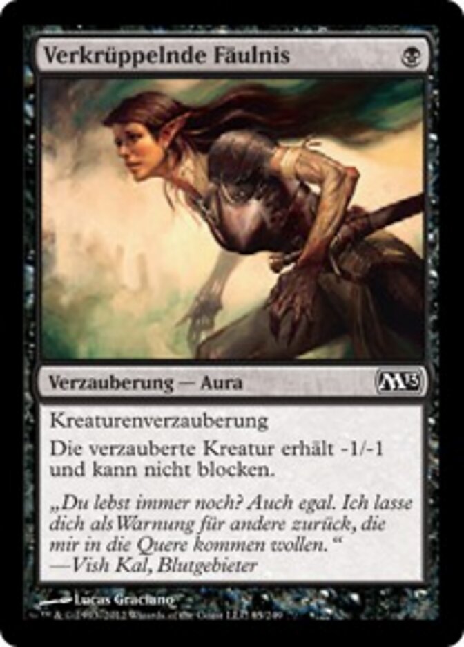 Verkrüppelnde Fäulnis