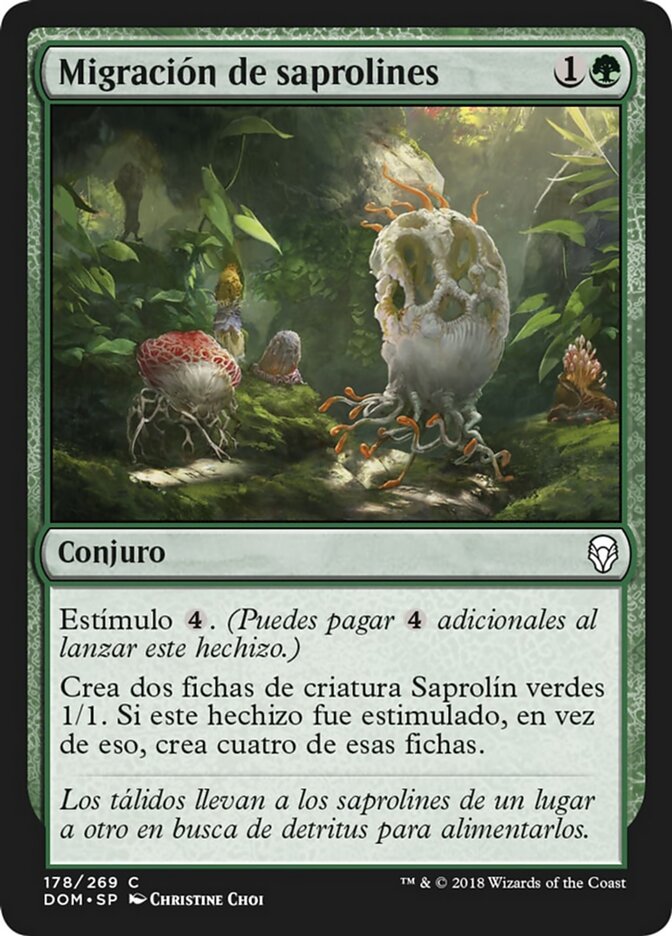 Migración de saprolines