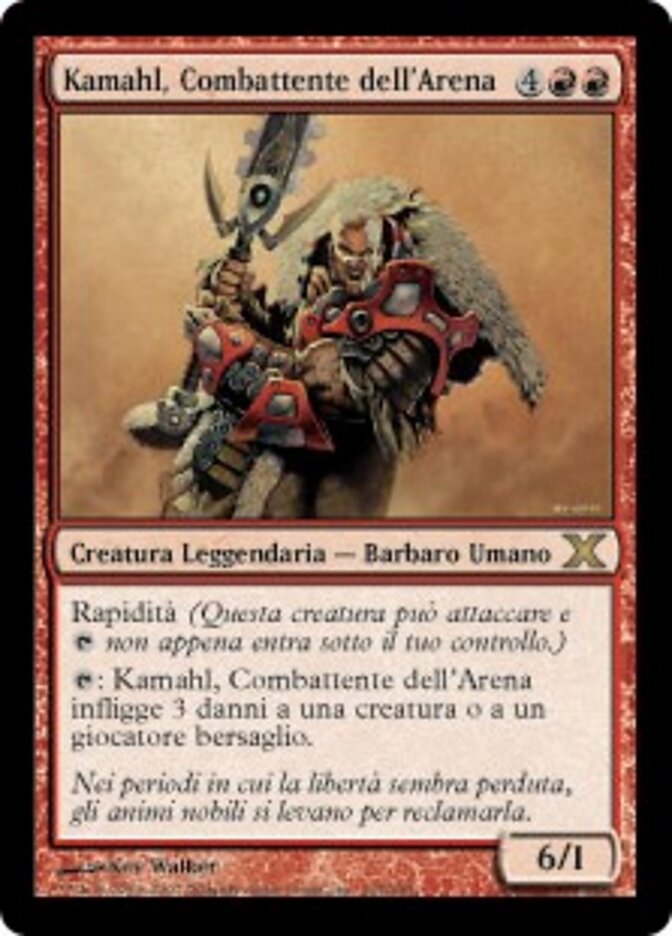 Kamahl, Combattente dell'Arena