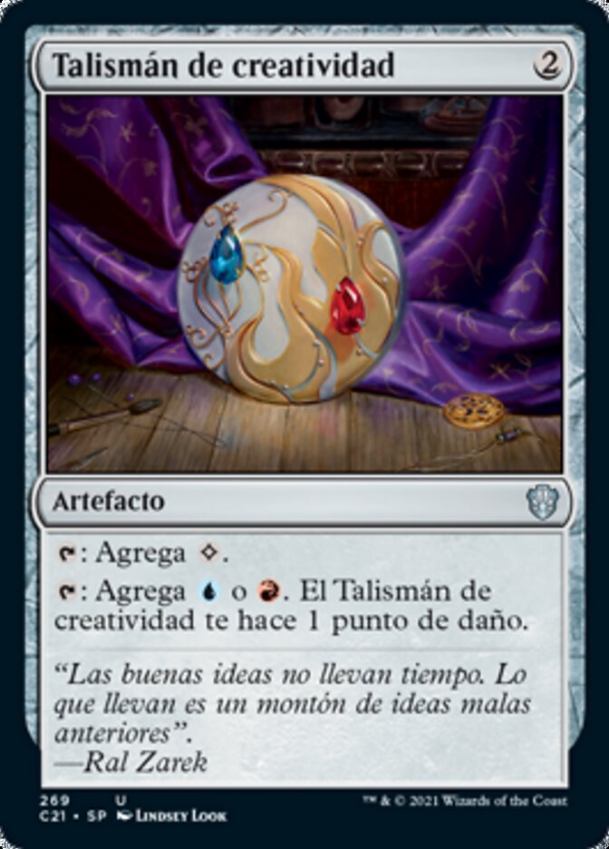 Talismán de creatividad
