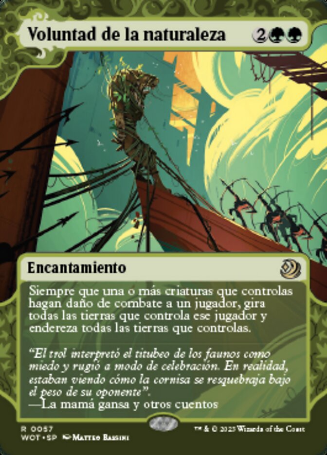 Voluntad de la naturaleza