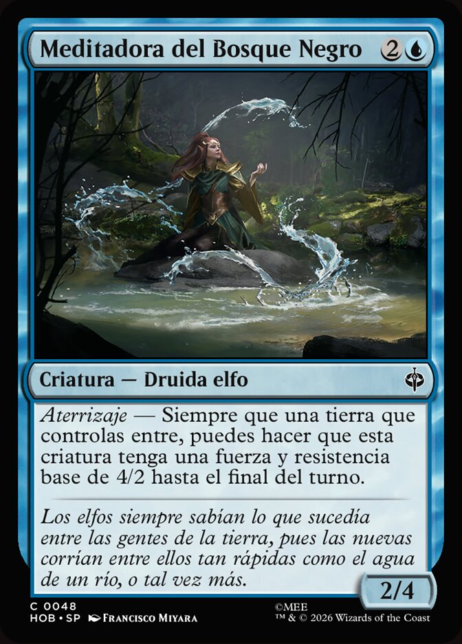 Meditadora del Bosque Negro