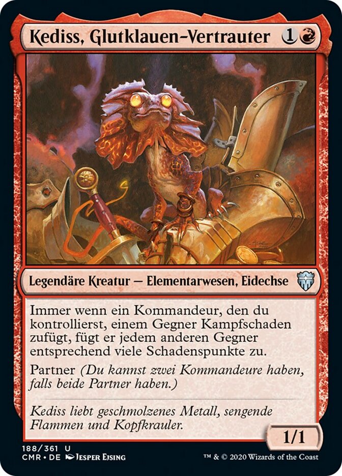 Kediss, Glutklauen-Vertrauter