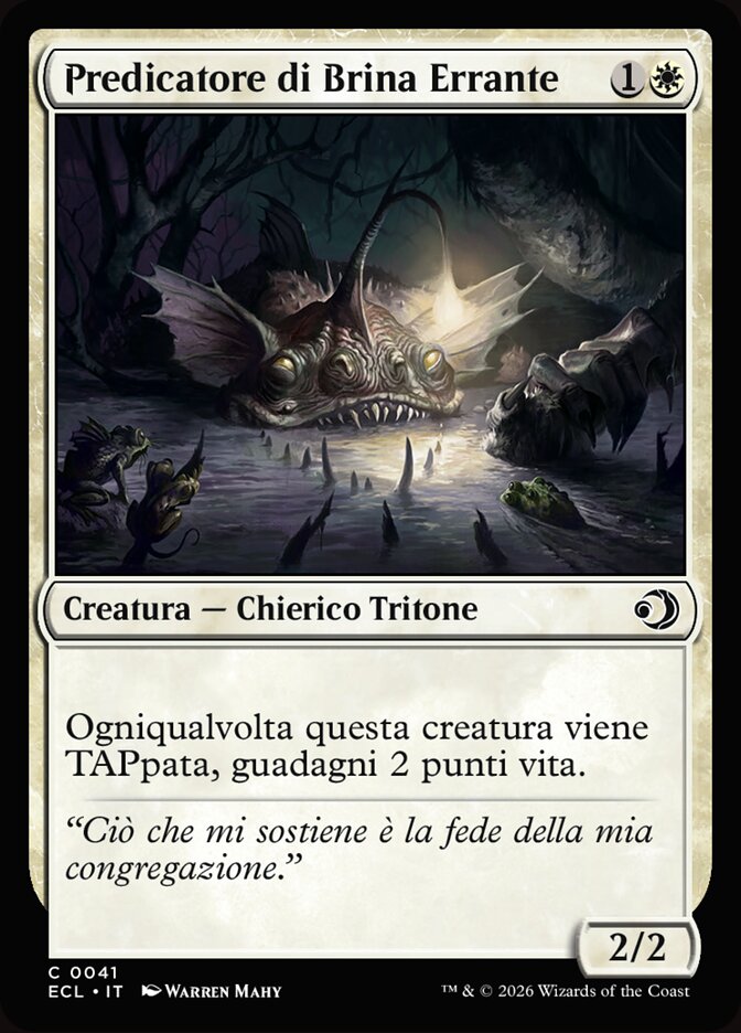 Predicatore di Brina Errante