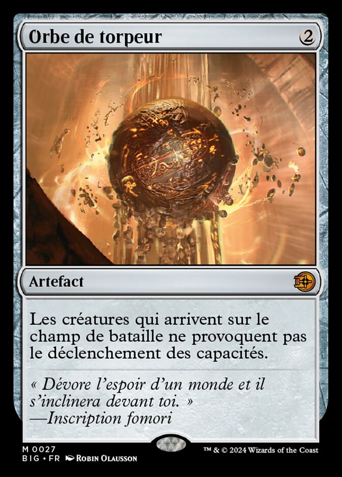 Orbe de torpeur