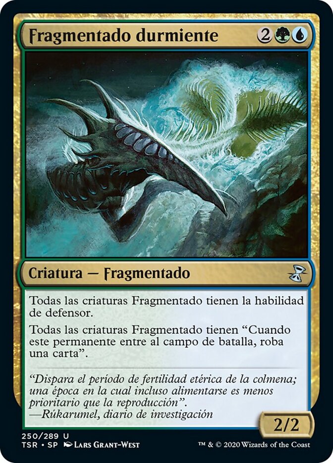 Fragmentado durmiente