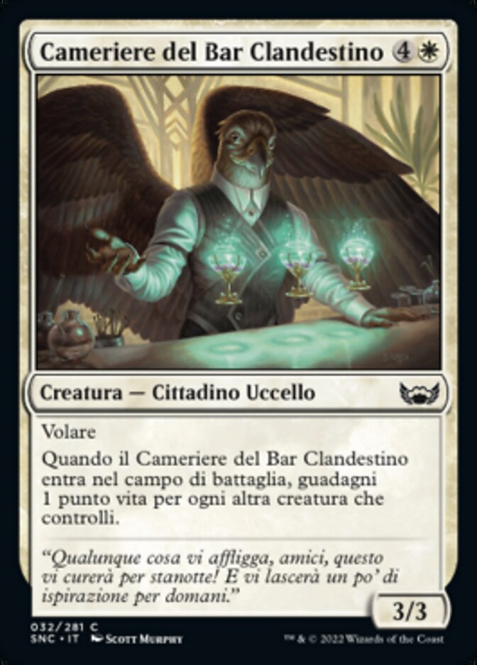 Cameriere del Bar Clandestino