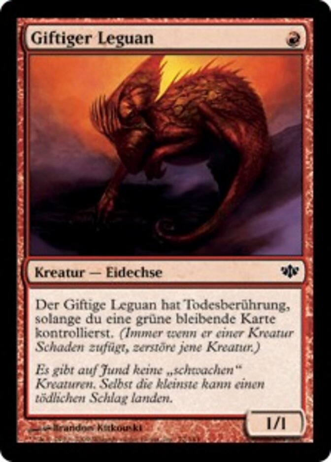 Giftiger Leguan
