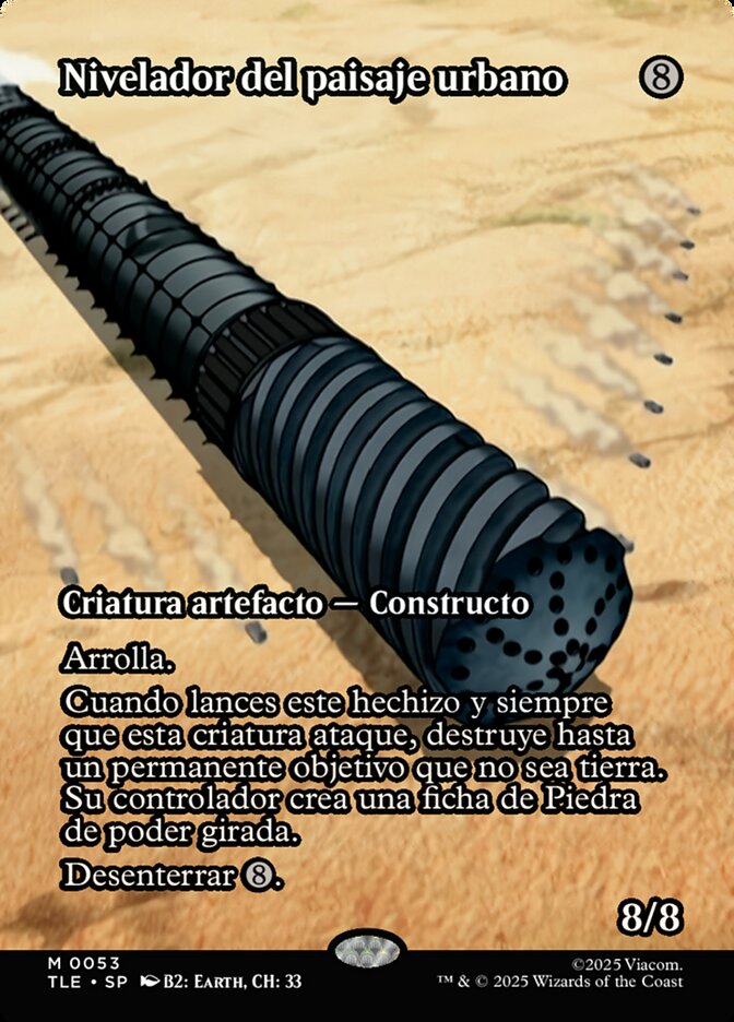 Nivelador del paisaje urbano