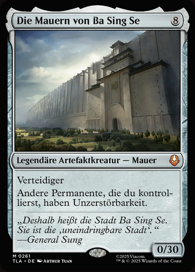 Die Mauern von Ba Sing Se