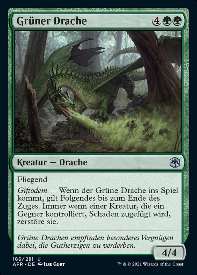 Grüner Drache