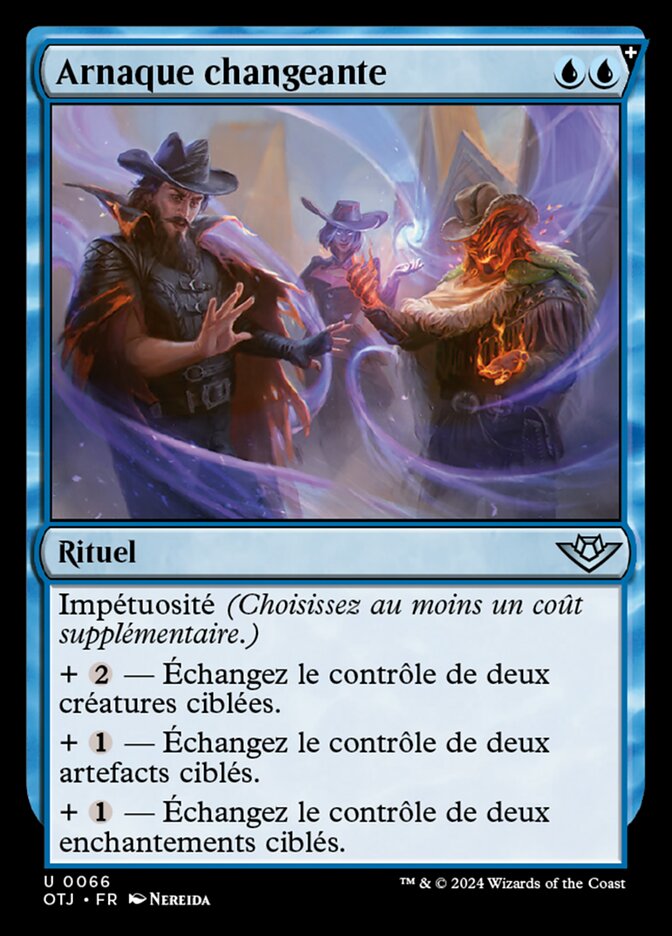 Arnaque changeante
