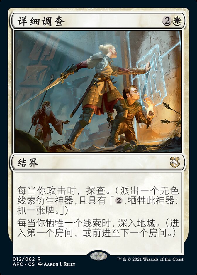 详细调查