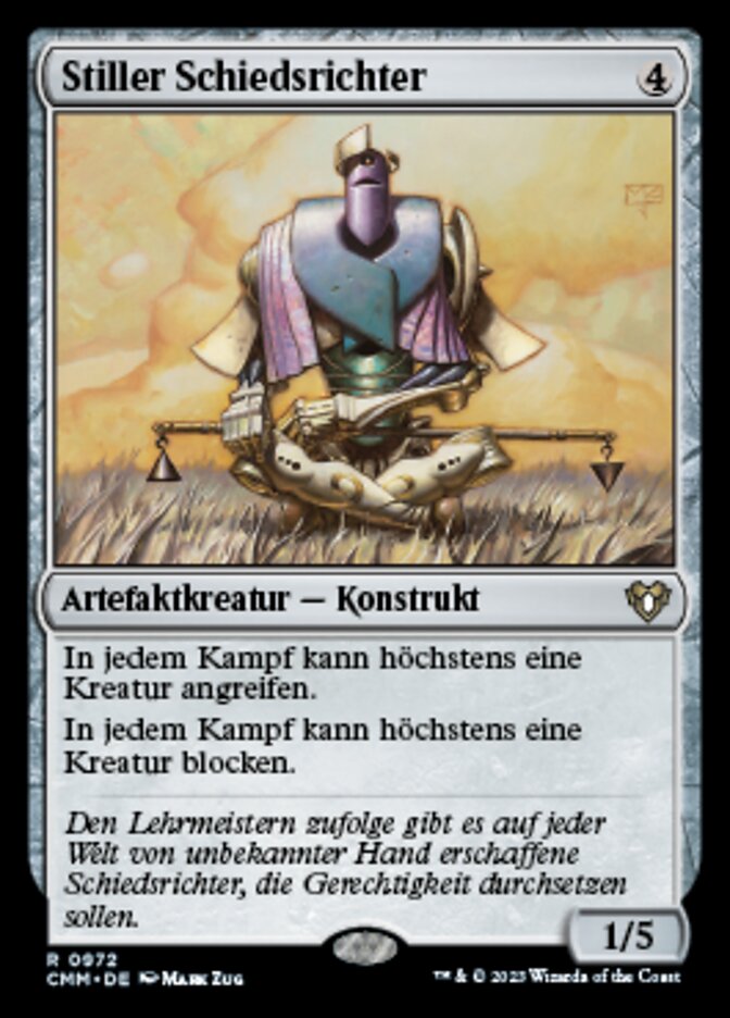 Stiller Schiedsrichter