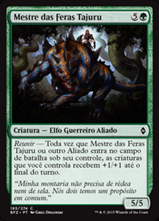 Mestre das Feras Tajuru