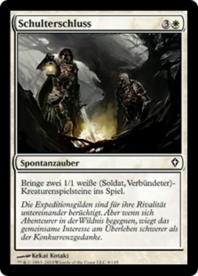 Schulterschluss