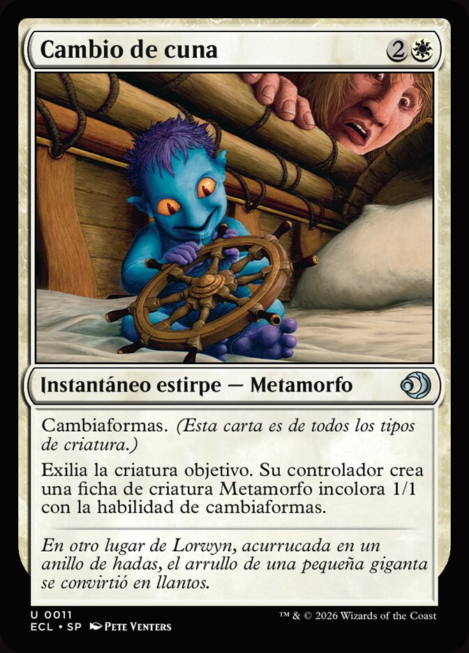 Cambio de cuna