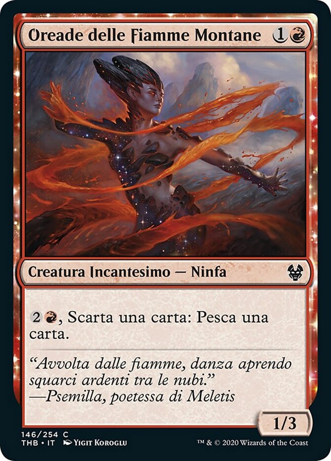 Oreade delle Fiamme Montane