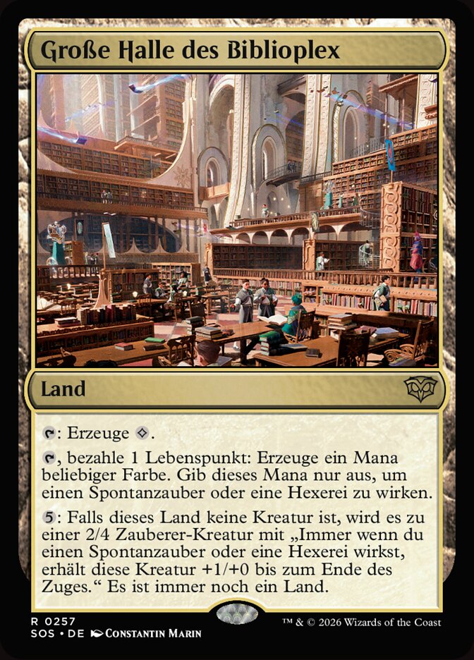 Große Halle des Biblioplex